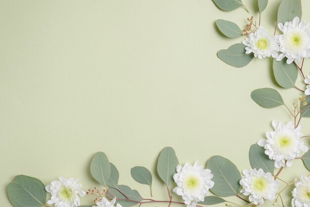 Close-up twigs and flower heads