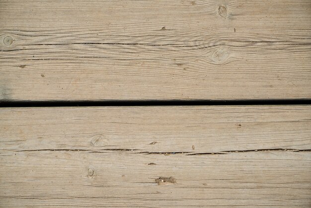 Close-up of two planks