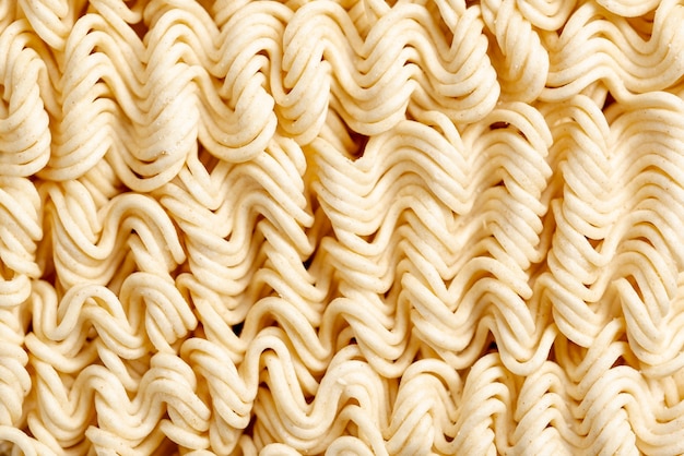 Close-up uncooked noodles