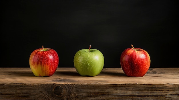 Foto gratuita chiudere varie mele in linea