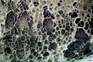 Free photo close up on various types of mold in nature