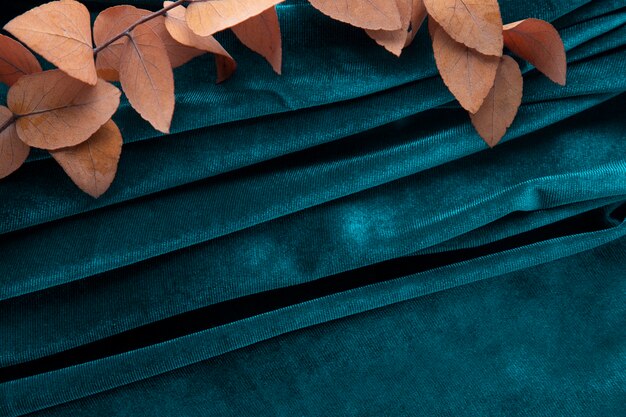 Close up on velvet texture