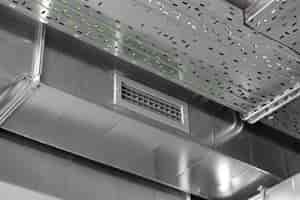 Free photo close up on ventilation system