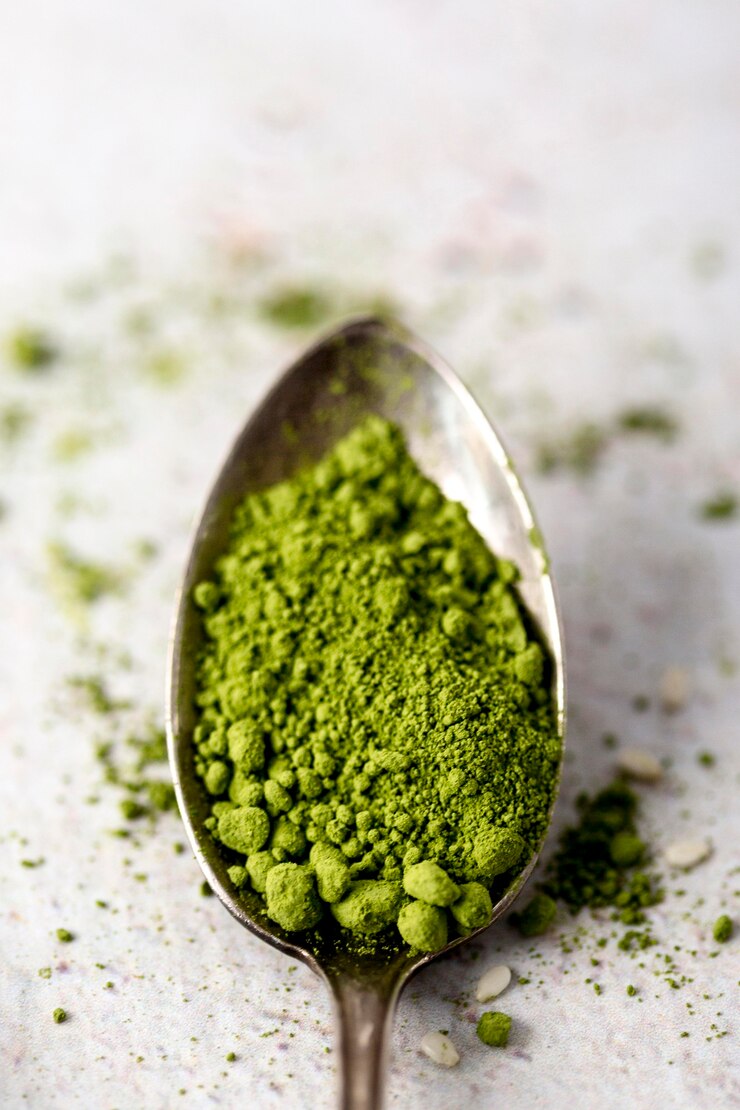 Free Photo close-up view of condiment powder concept