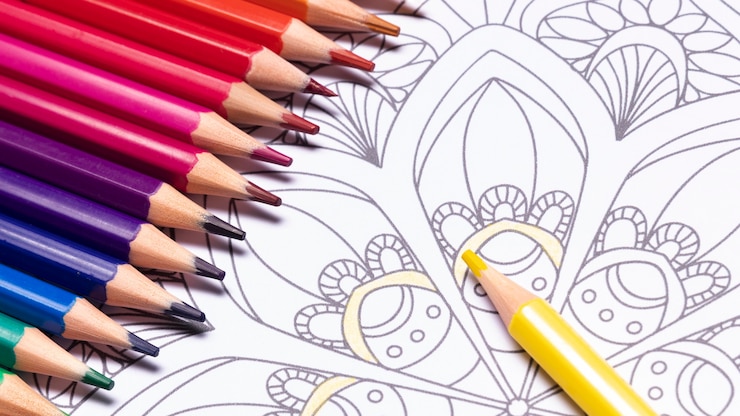 Free Photo close-up view of mandala concept