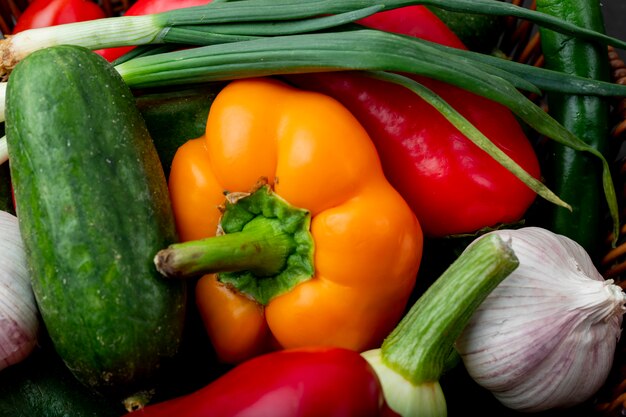 Close-up view of vegetables