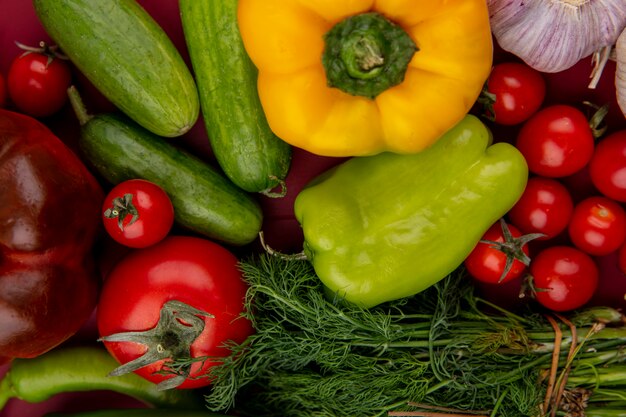 Close up view of vegetables