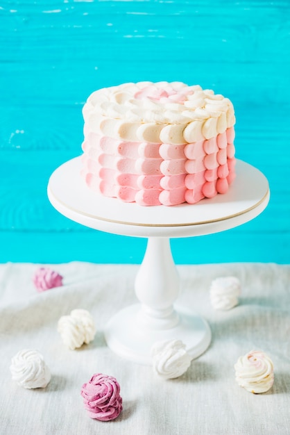 Close-up of a wedding cake