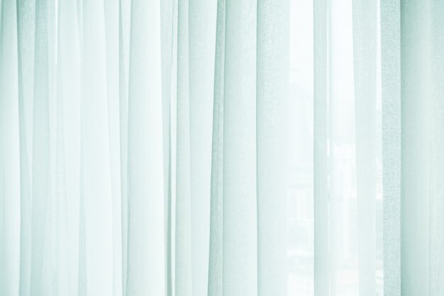 Close-up of white curtains