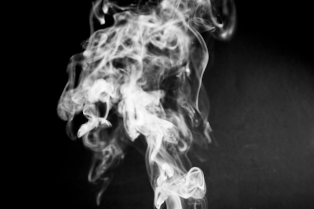 Close-up white smoke