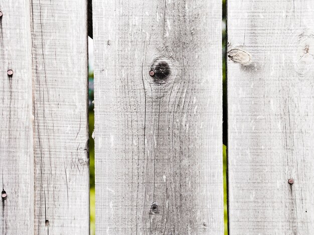 Close-up of white wooden fence textured