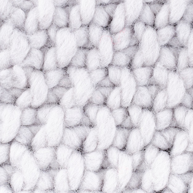 Close-up of white wool pattern