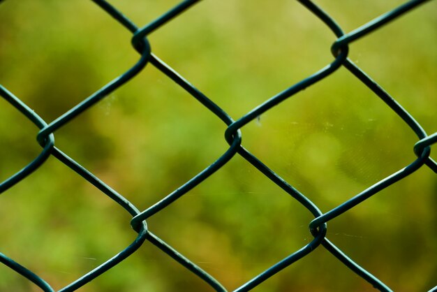 Close-up of wire fence