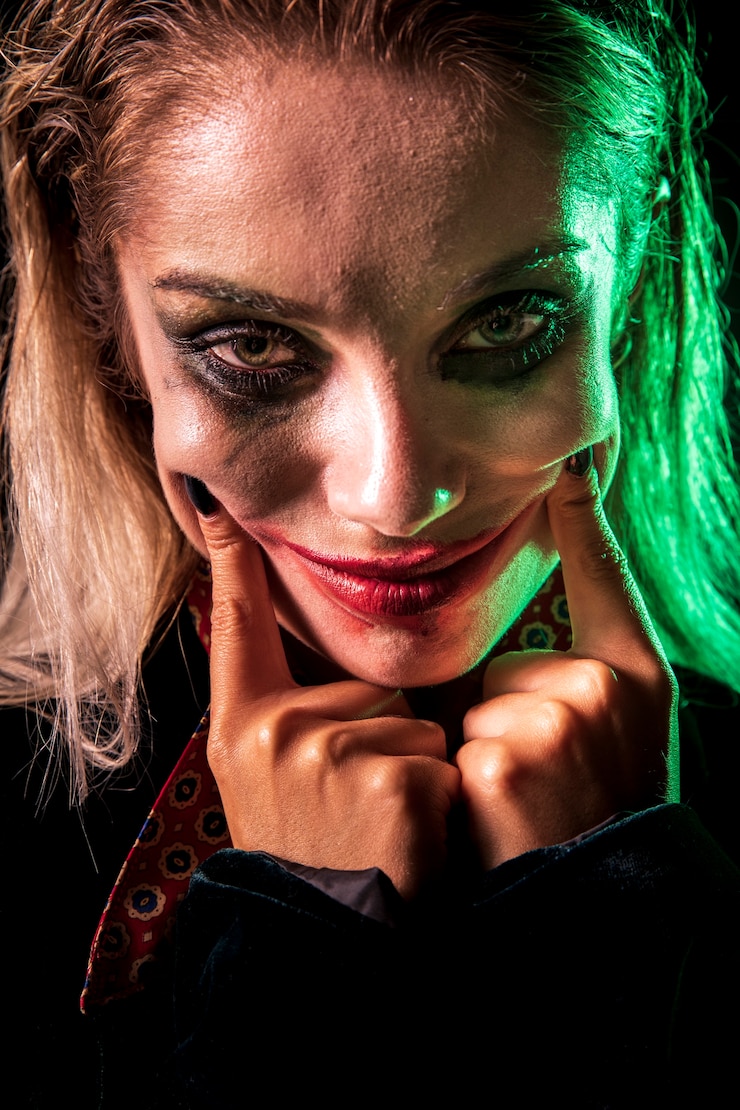 Free Photo close-up of woman face looking cute at the camera