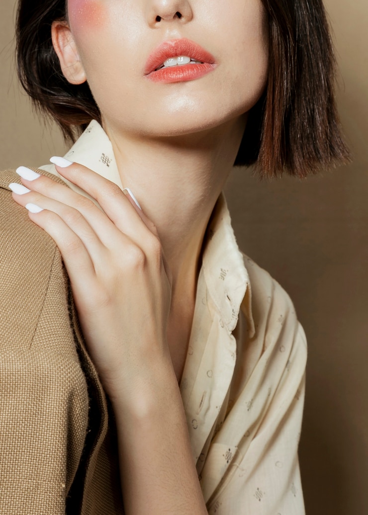 免費 Photo 靠近的女人用手摆姿势