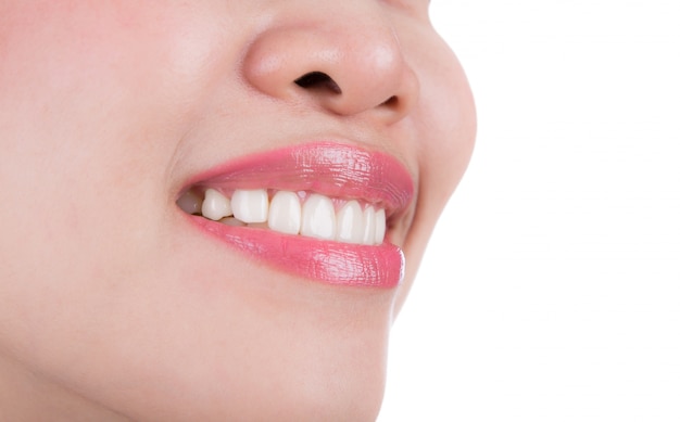 Close-up of woman with a fantastic smile