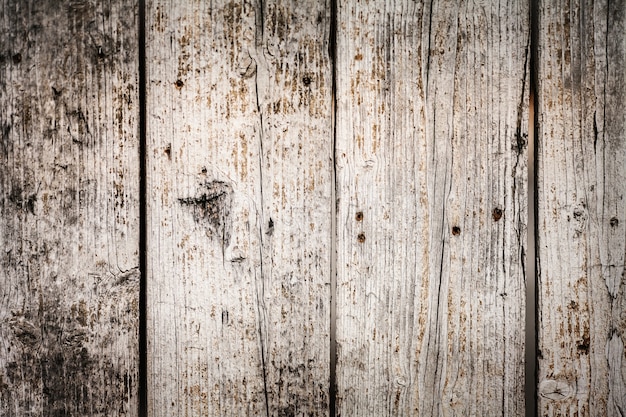 Close up of wooden white planks