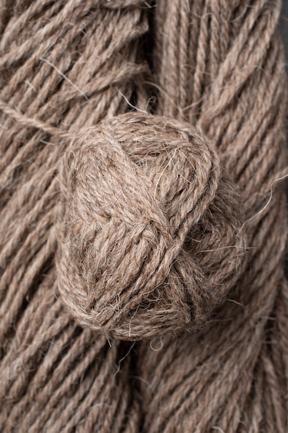 Close up on wool texture design