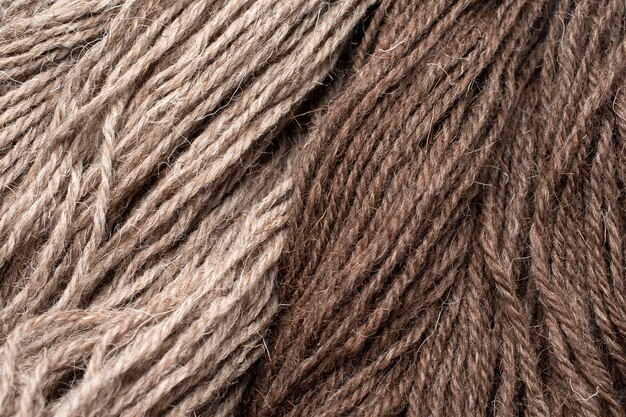 Close up on wool texture design