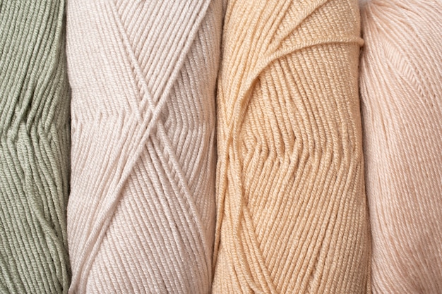 Close up on wool texture design