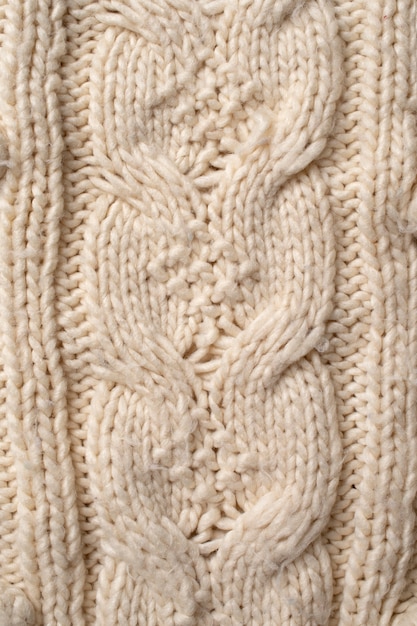 Free photo close up on wool texture design