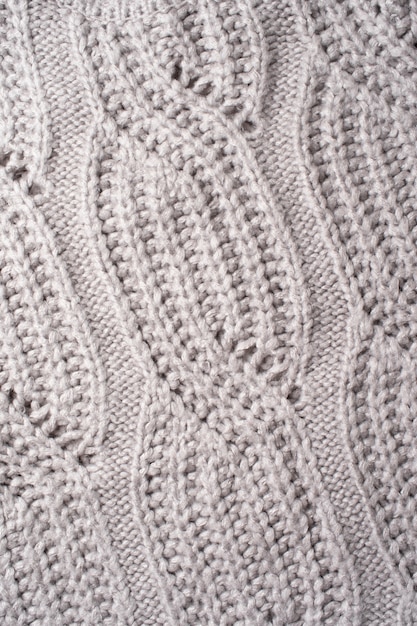 Close up on wool texture design