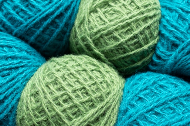 Close up on wool texture details