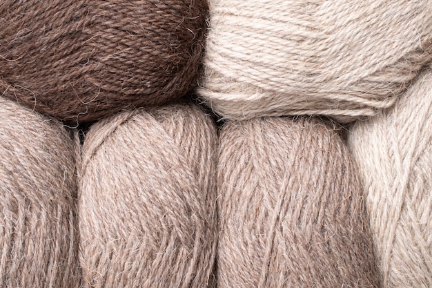 close up on wool texture details