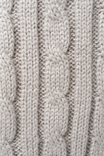 Close up on wool texture details