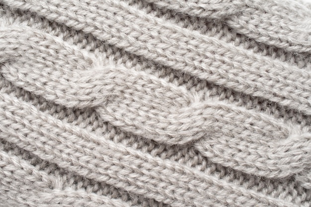 Close up on wool texture details