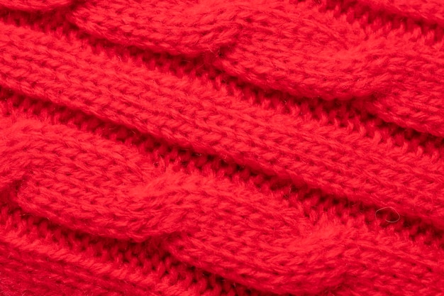 Close up on wool texture details