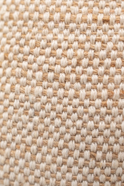 Primo piano sui dettagli della trama della lana
