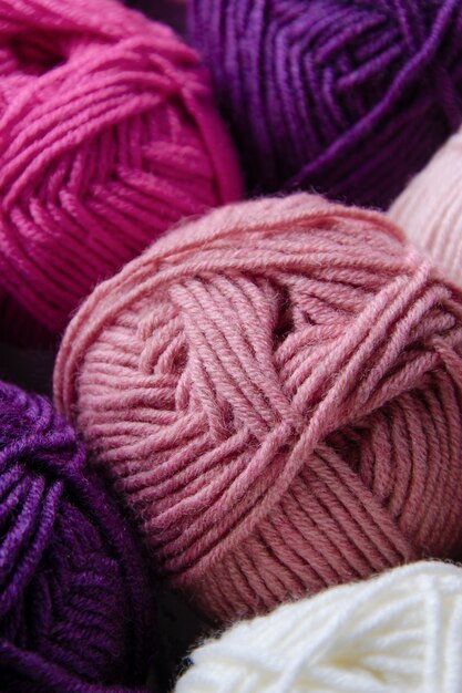 Close up on wool texture details