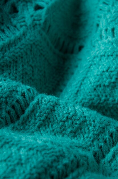 Close up on wool texture details