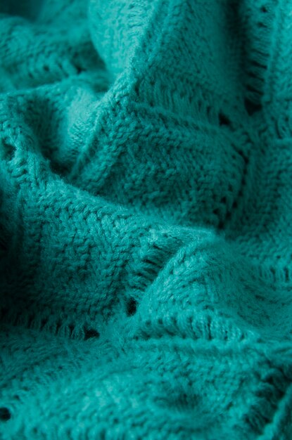 Close up on wool texture details