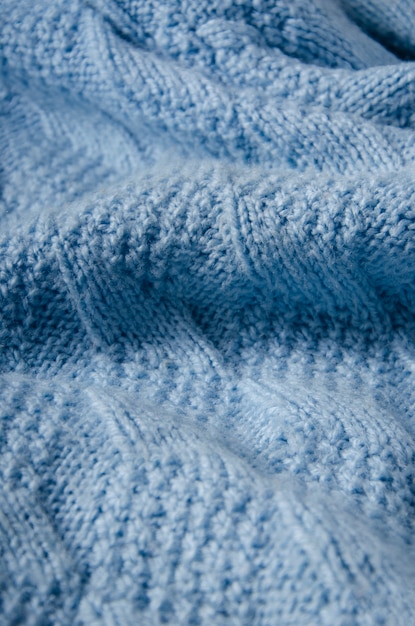 Close up on wool texture details