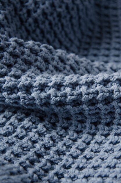 Close up on wool texture details