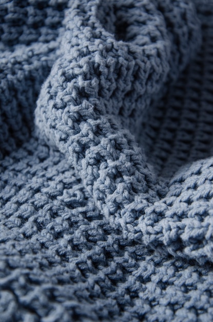 Close up on wool texture details