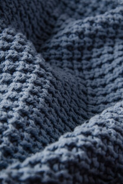 Close up on wool texture details