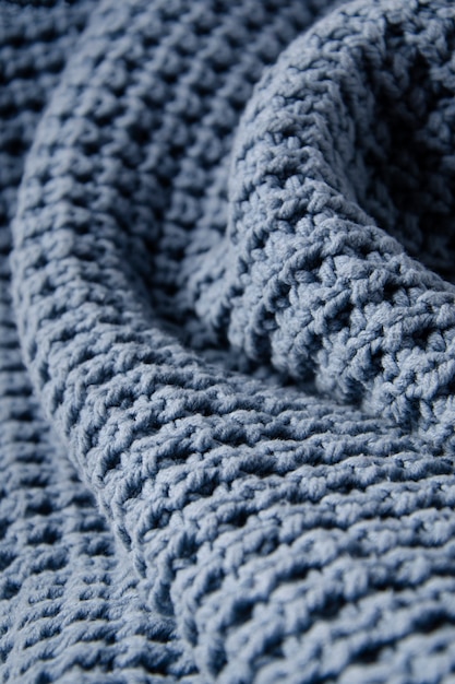 Close up on wool texture details