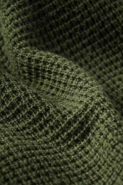 Close up on wool texture details