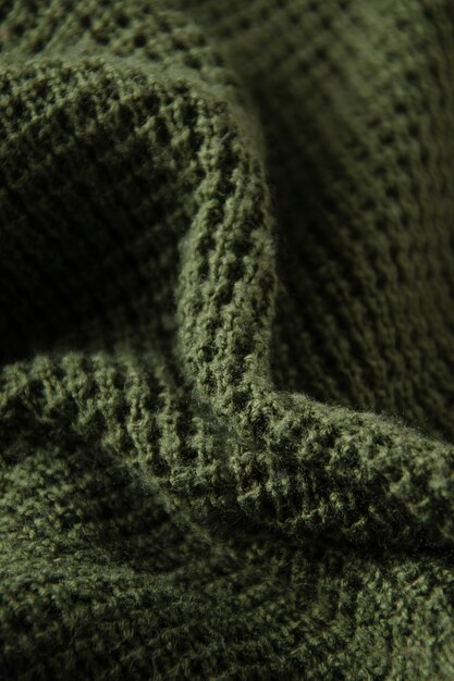 Close up on wool texture details