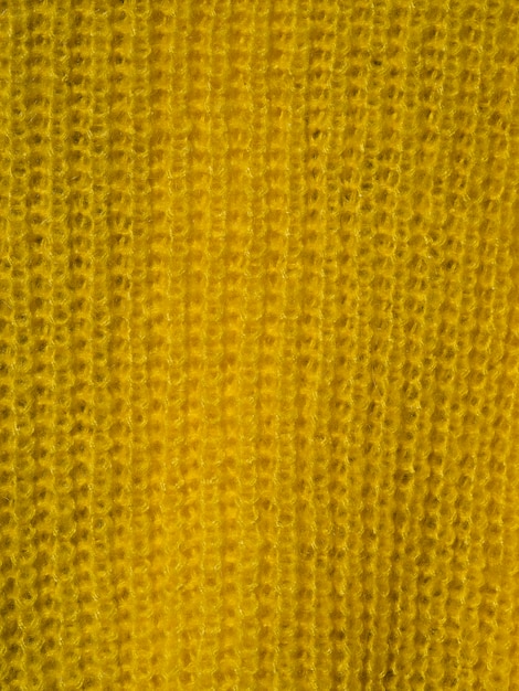 Close-up yellow scarf material