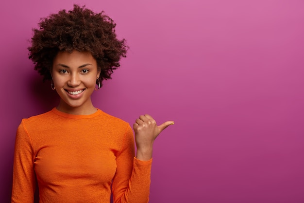 Close up on young attractive and charismatic woman isolated