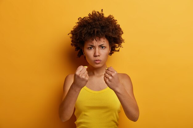 Close up on young beautiful woman isolated