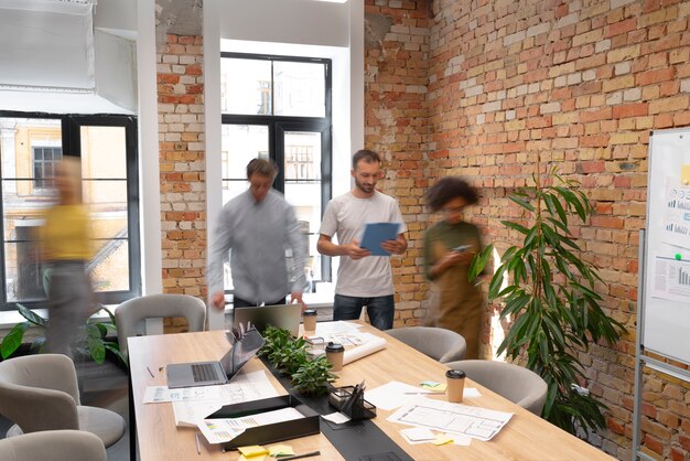 ambiente de trabalho dinâmico