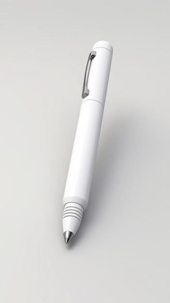 Free photo close upon white pen