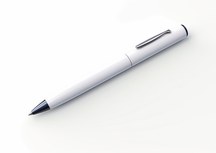 Free Photo close upon white pen