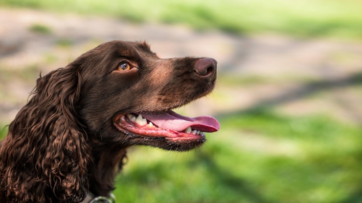 Free Photo close view of a german spaniel