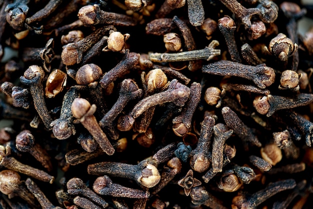 closeup of clove texture